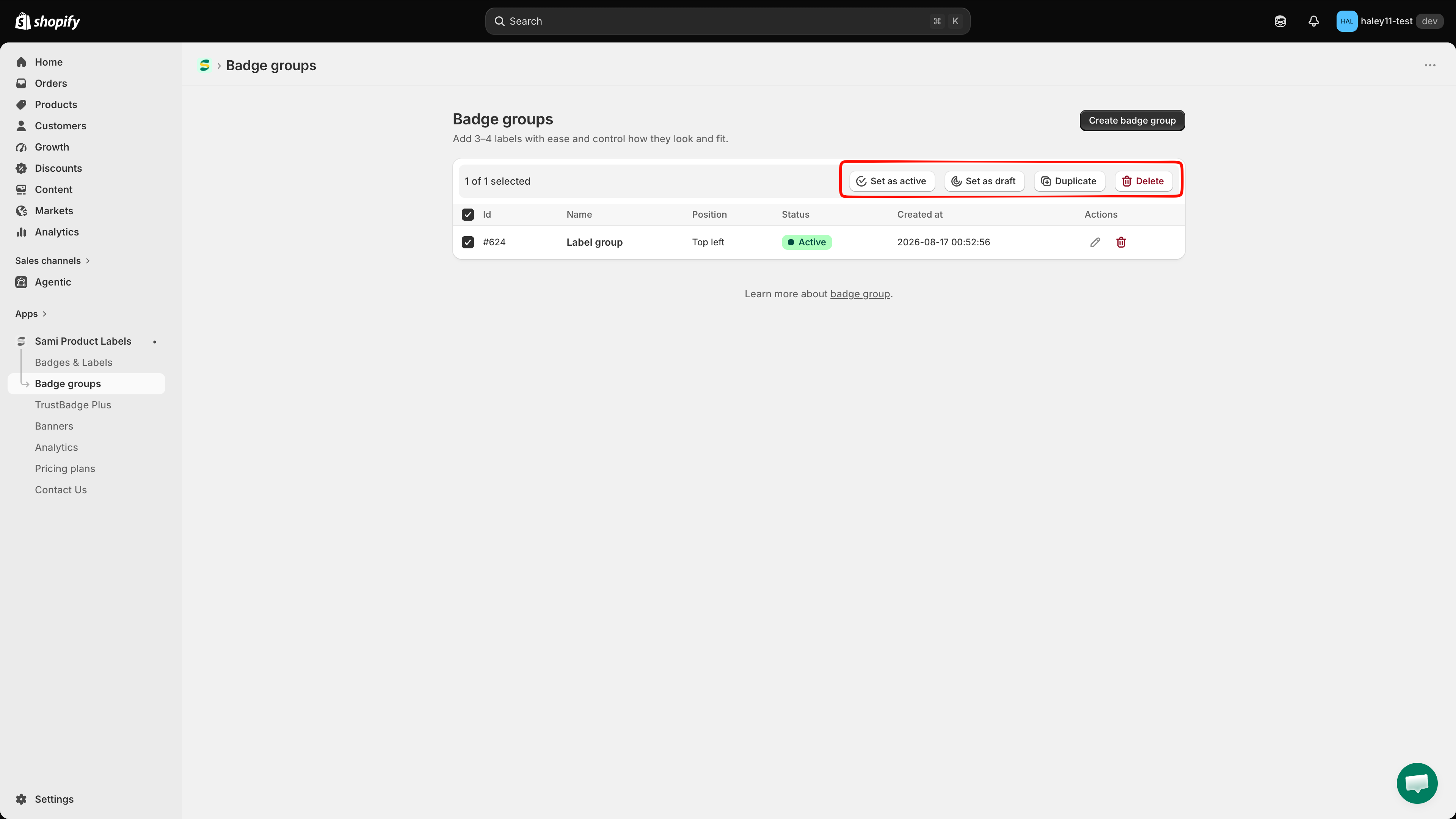Editor overflow menu with Rename and Preview product